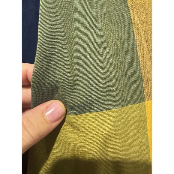 Vintage Men's Big T Fashions Colorblock Plaid Pullover Shirt S 60s NO STRING! - Picture 2 of 16